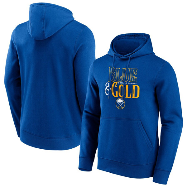 Men's Buffalo Sabres Royal Hometown Graphic Hoodie - Click Image to Close